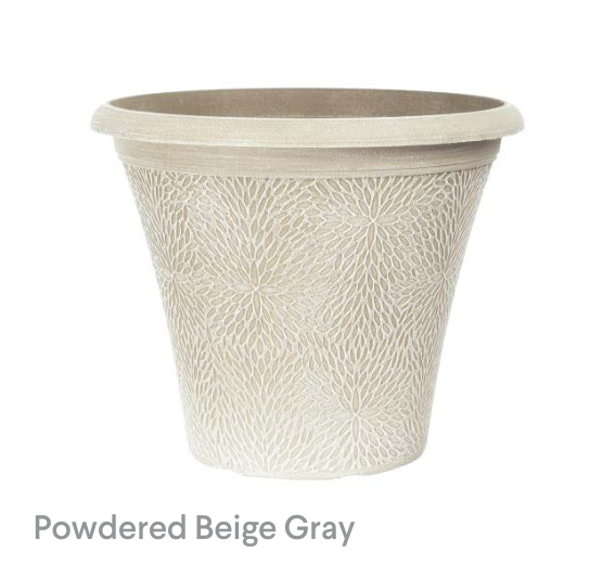 image of April Beige Grey Planter